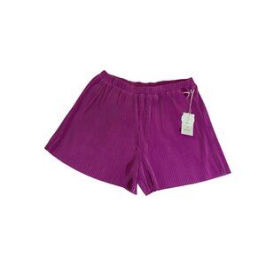 NWT Joie Women's Pink Ribbed Light Weight Sleep Shorts - XL